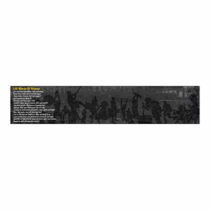 100 Words motivational banner for gym walls and fitness inspiration