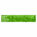 Green motivational gym banner featuring the 100 Words of Fitness
