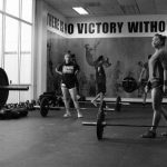 Custom gym wall decals for branding and motivational messaging