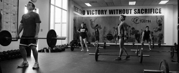Custom gym wall decals for branding and motivational messaging