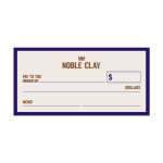 Custom large prize checks printed on foamboard or coroplast