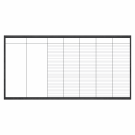 Blank daily dry erase board for CrossFit WODs and schedules