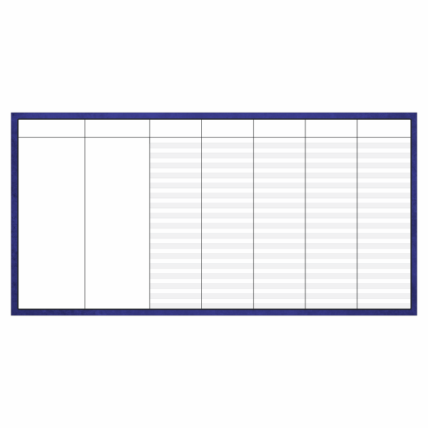 Blank daily dry erase board for CrossFit WODs and schedules