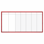 Blank daily dry erase board for CrossFit WODs and schedules