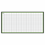 Blank movement dry erase board(green) for tracking CrossFit workouts and skills