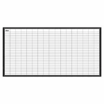 Blank movement dry erase board(black) for tracking CrossFit workouts and skills