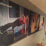 Custom canvas print for gym branding or motivational wall art
