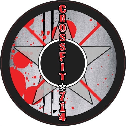 Custom wall ball targets in 12" or 16" sizes for CrossFit gyms