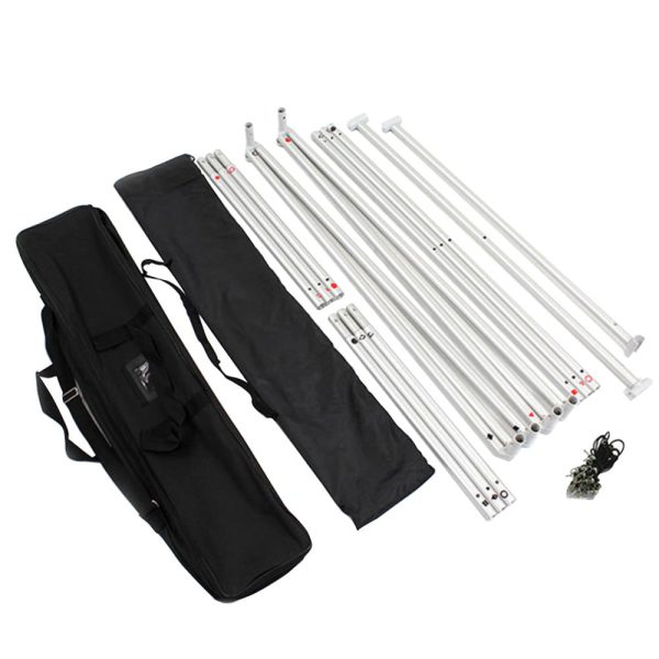 Sturdy aluminum banner stand for outdoor marketing and signage