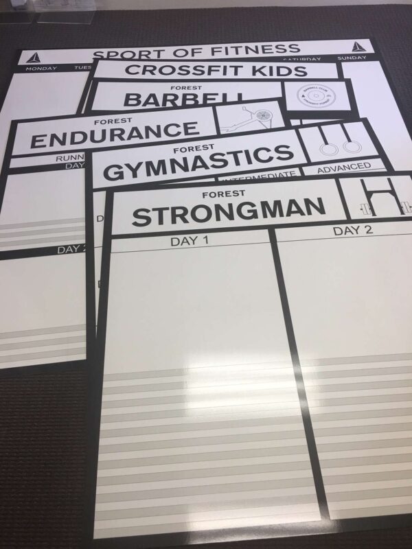 Custom Ski Erg decals to personalize gym equipment