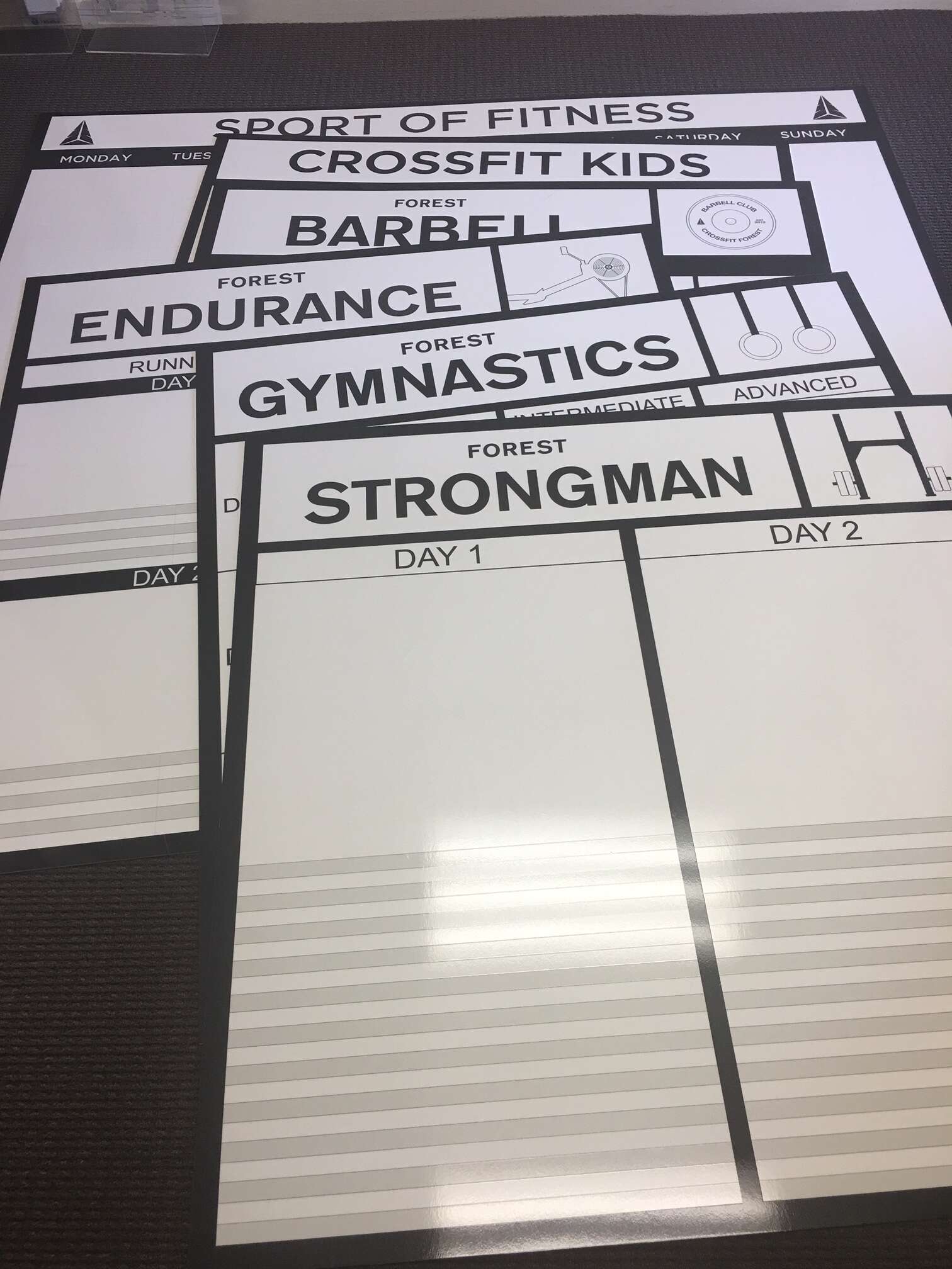 Custom Ski Erg decals to personalize gym equipment