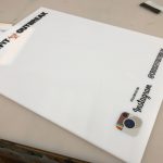 Custom printed vinyl banner for competitions and promotional displays