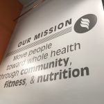 Custom gym wall decals for branding and motivational messaging