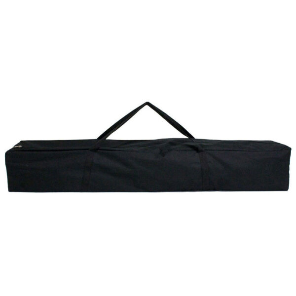 Black nylon carry bag for 15ft canopy tent frame and graphics
