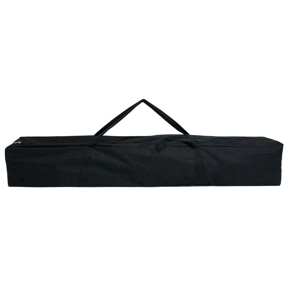 Black nylon carry bag for 15ft canopy tent frame and graphics