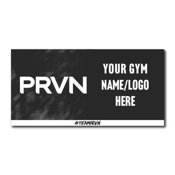 Custom PRVN affiliate banner to showcase gym community and support