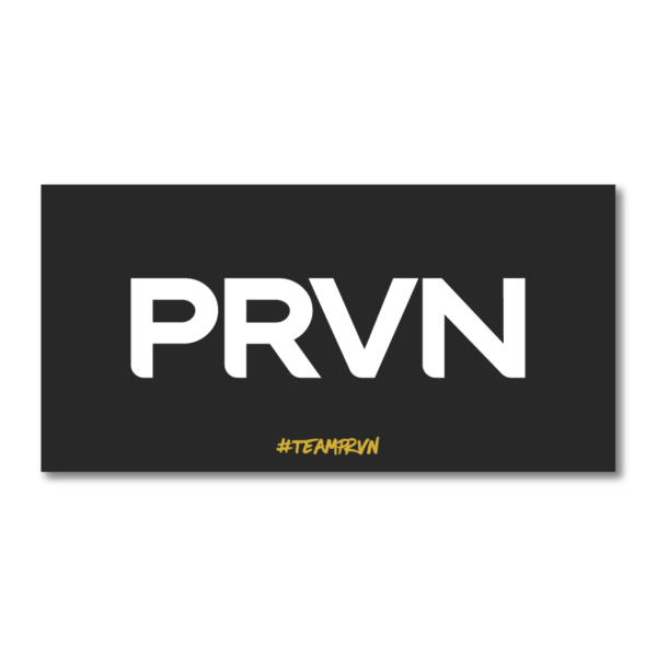Official PRVN signage by SignsRX for gyms, events, and competitions