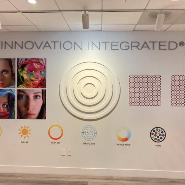 PVC sign for POP displays, gym walls, or business branding