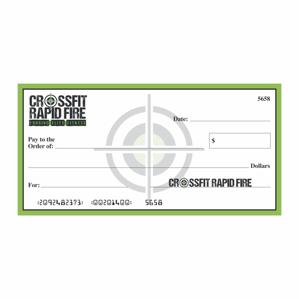 Giant check sign for contests, donations, and award ceremonies