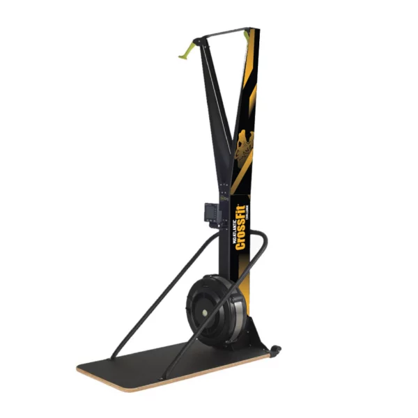 Custom Ski Erg decal with gym branding and logo