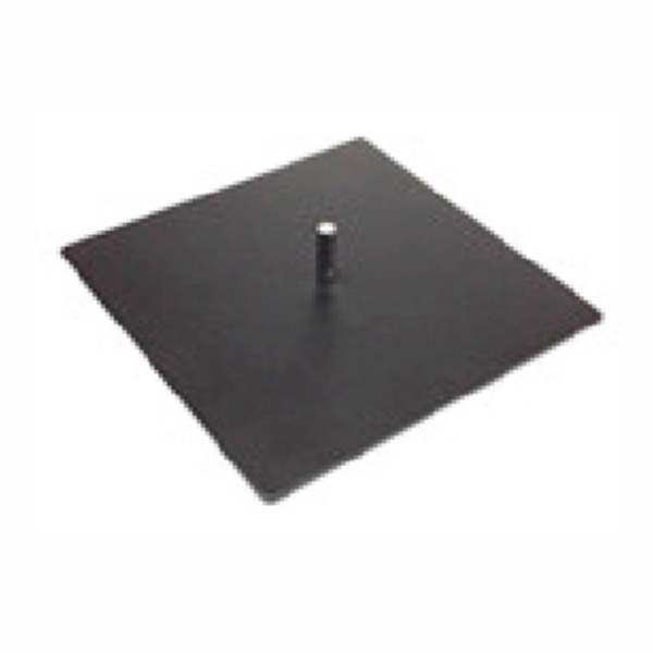 Square flag base for indoor or outdoor freestanding flag displays