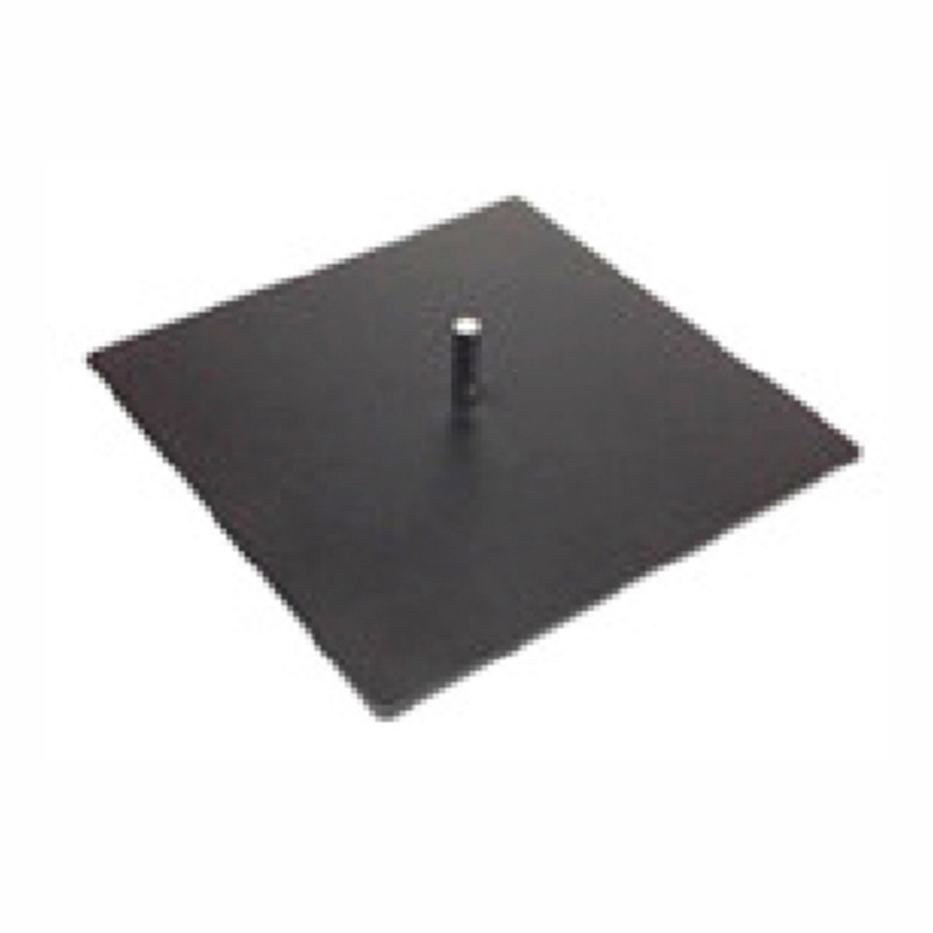 Square flag base for indoor or outdoor freestanding flag displays