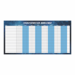Custom dry erase board for fitness transformation challenges and goals