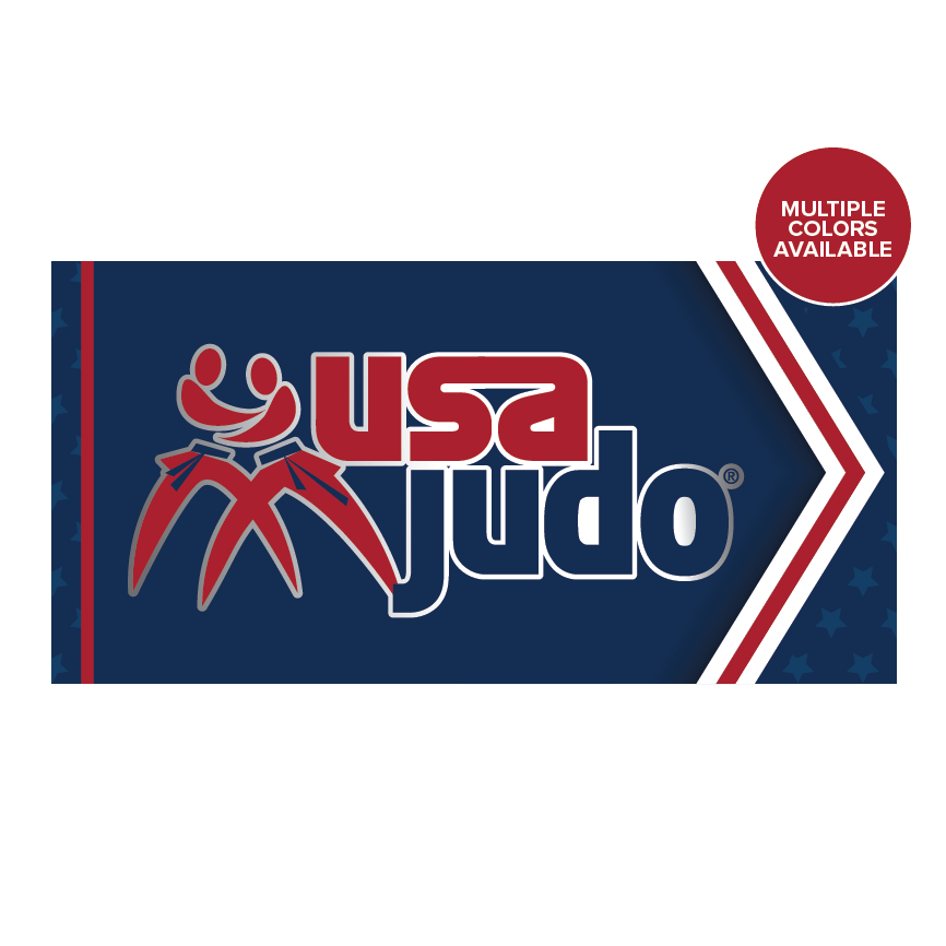 USA Judo 10ft fabric display with zippered graphic for event backdrops