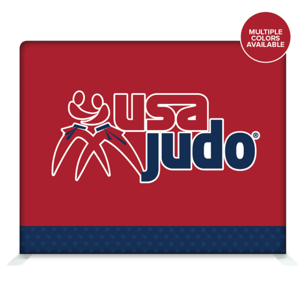 10ft USA Judo fabric display for fast setup at events and tournaments