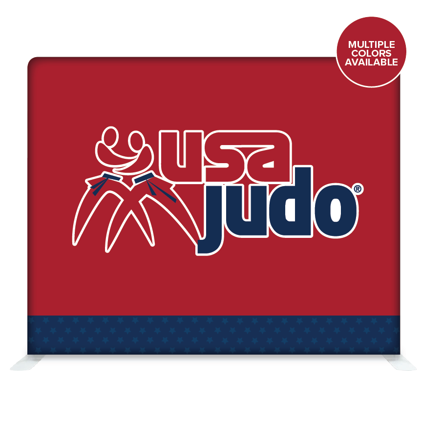 10ft USA Judo fabric display for fast setup at events and tournaments
