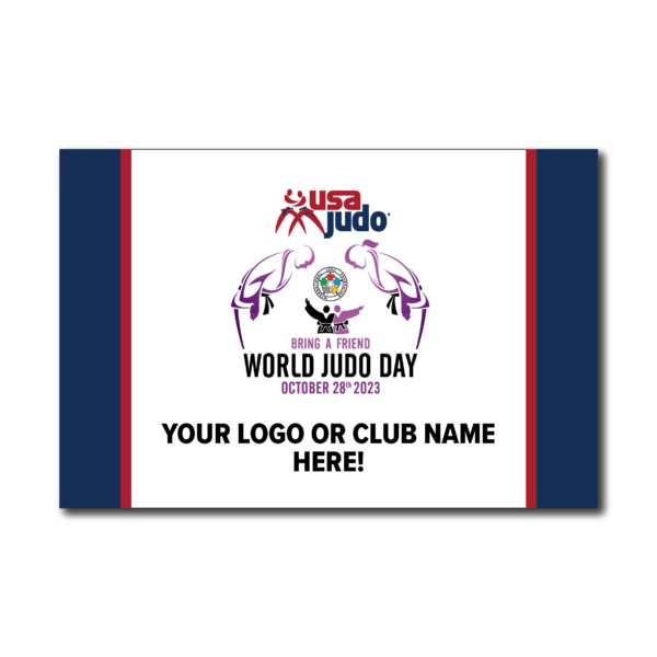 USA Judo banner for World Judo Day celebrations and promotions