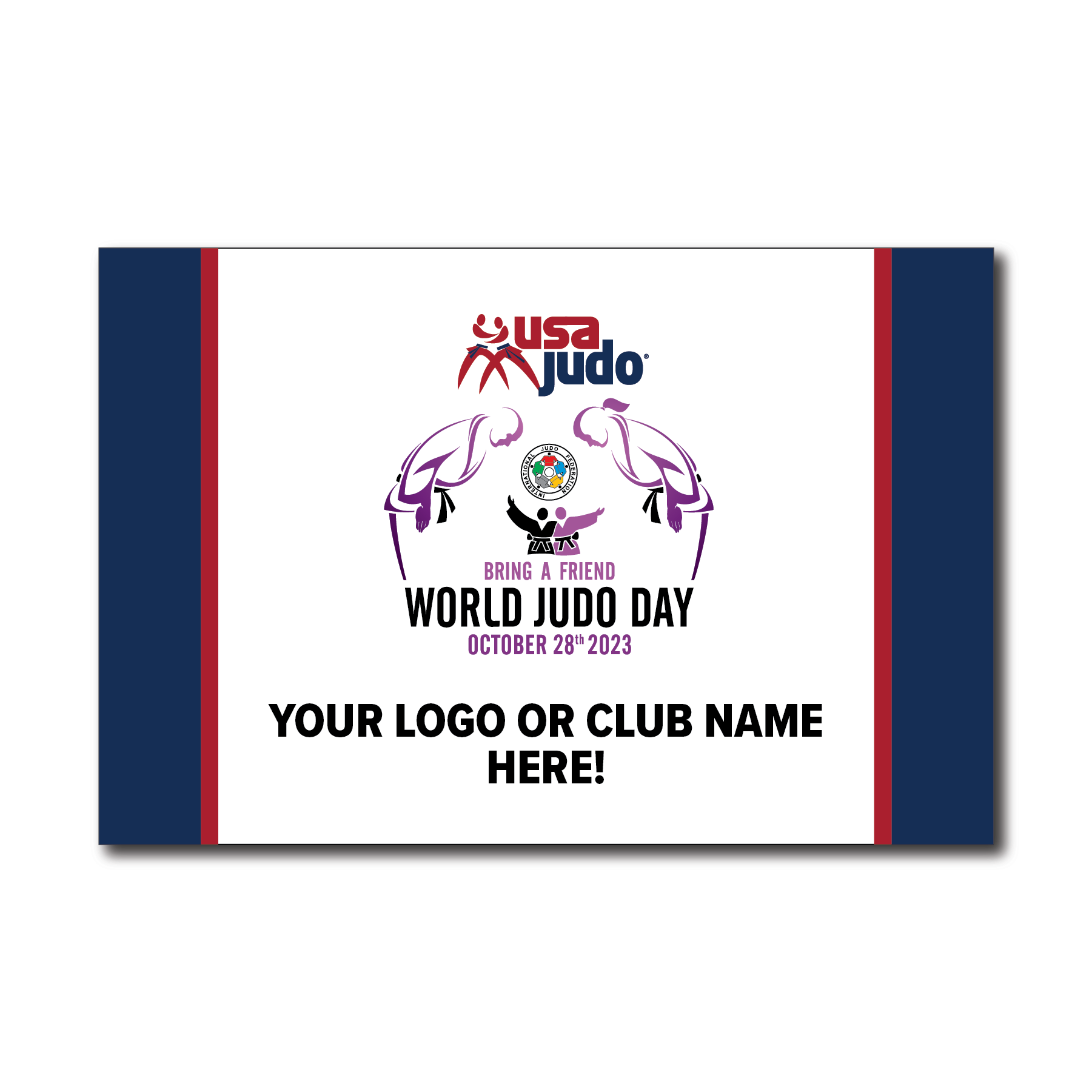 USA Judo banner for World Judo Day celebrations and promotions