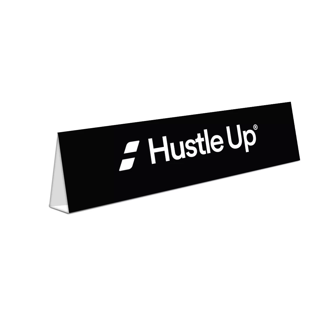 Large Coroplast A-Frame sign with bold, attention-grabbing graphics for easy visibility.