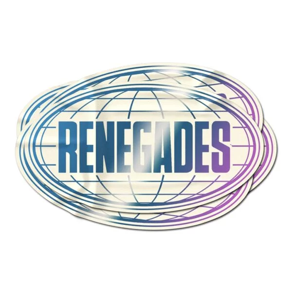 Oval Shape Sticker
