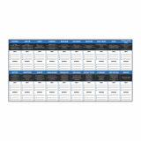 Hero dry erase board for CrossFit gyms with custom logo and branding