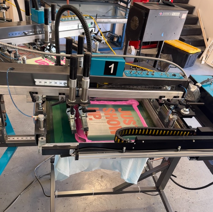 Custom printed gym apparel with top brands and plastisol screen printing