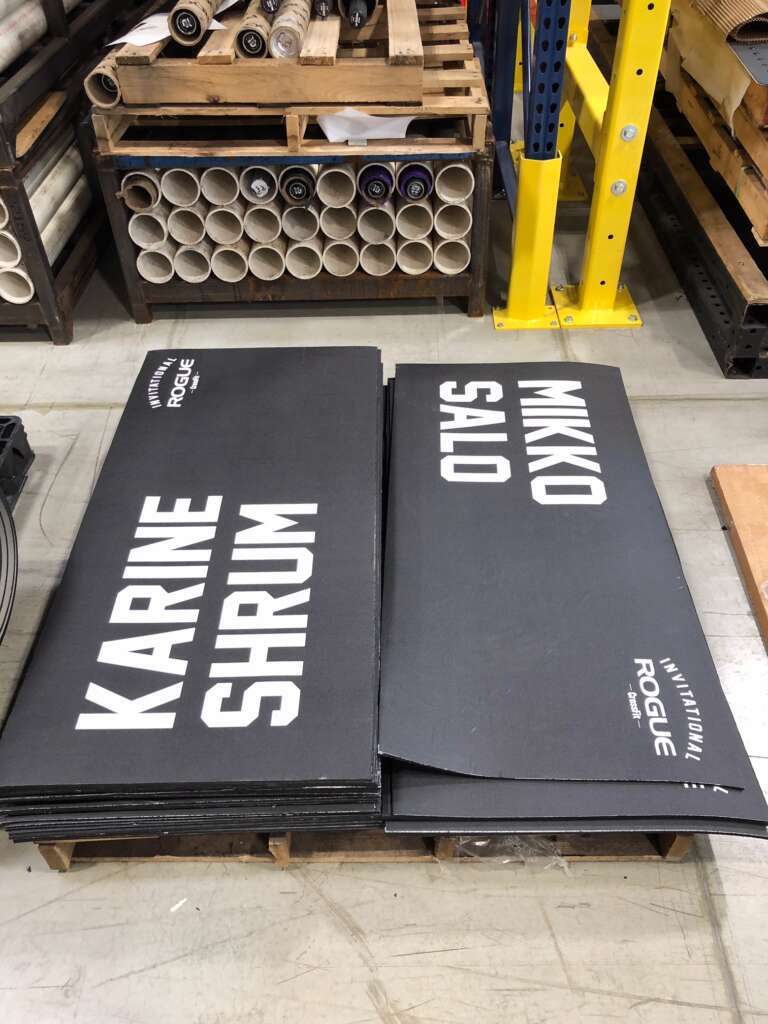 SignsRx installation services for banners, floor graphics, and more