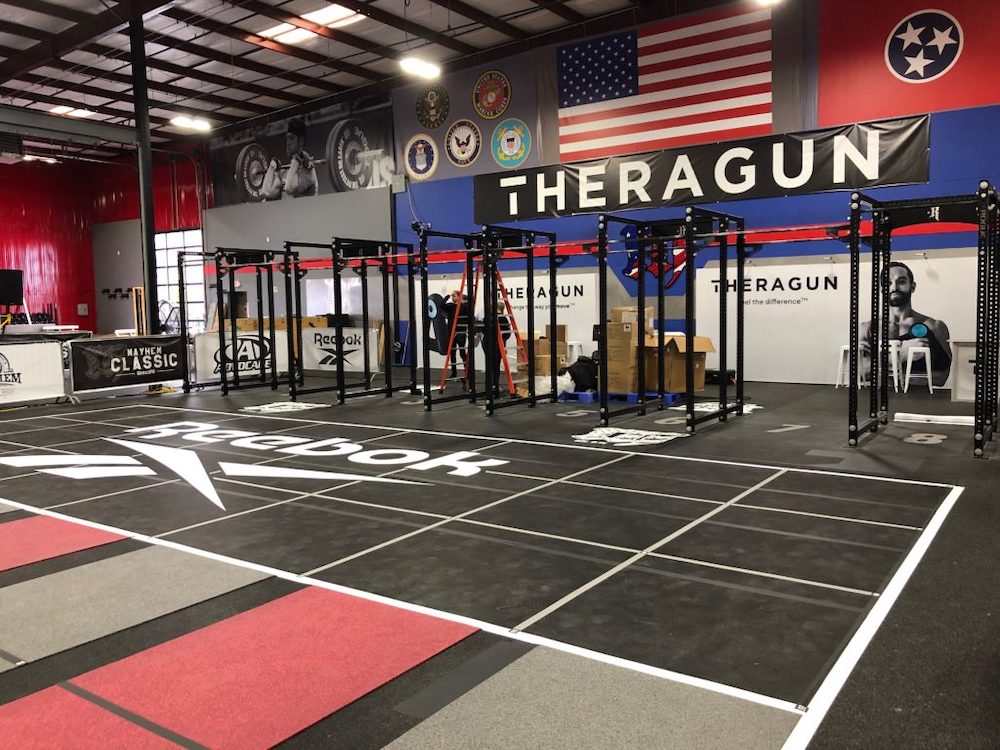 Professional banner and sign installation for gyms and competitions
