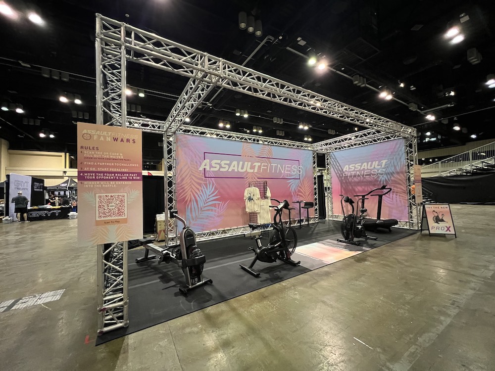 Custom trade show booth solutions for impactful event branding