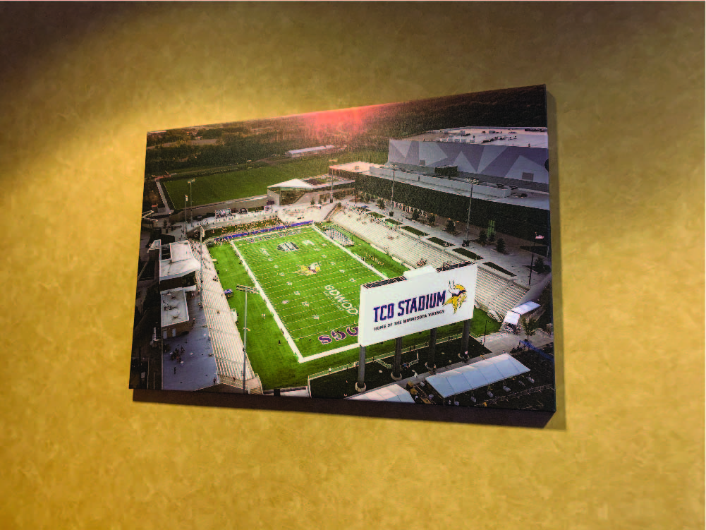 Custom interior signs for wayfinding, branding, and office navigation