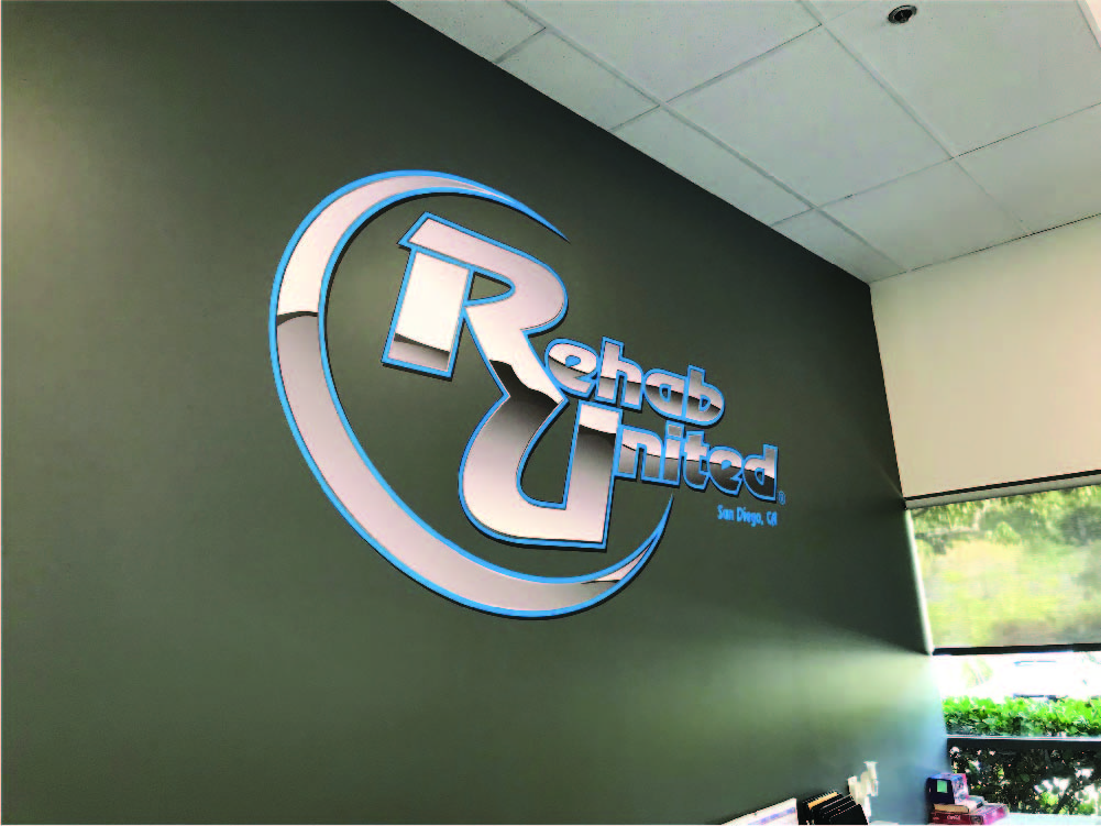 Custom interior signs for wayfinding, branding, and office navigation