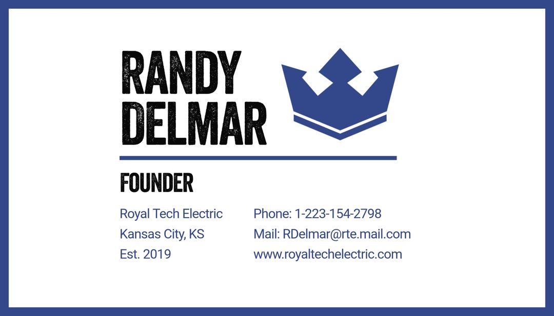Business Card Double Style 1 3.5x2