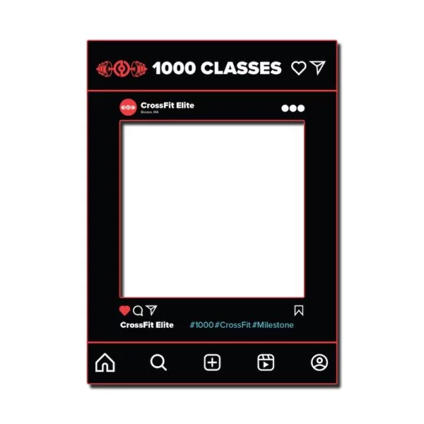 1,000 classes selfie photo frame