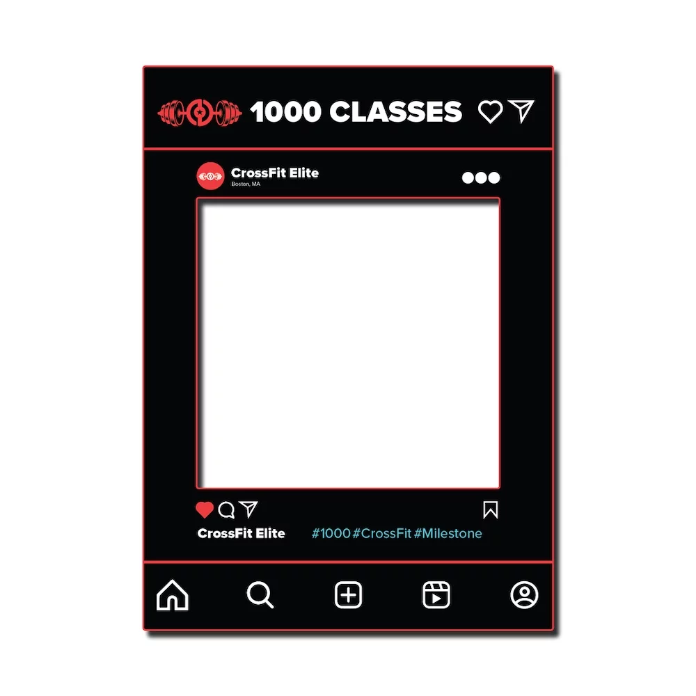 1,000 classes selfie photo frame