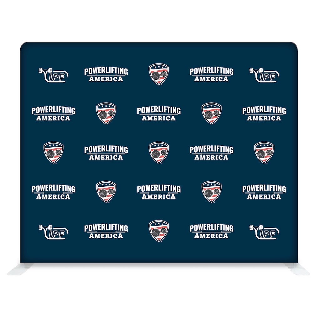 Powerlifting America 10ft Fabric Display