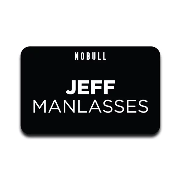 An image of magnetic name tags with a sleek design, offering a professional way to display names or titles at events and workplaces.