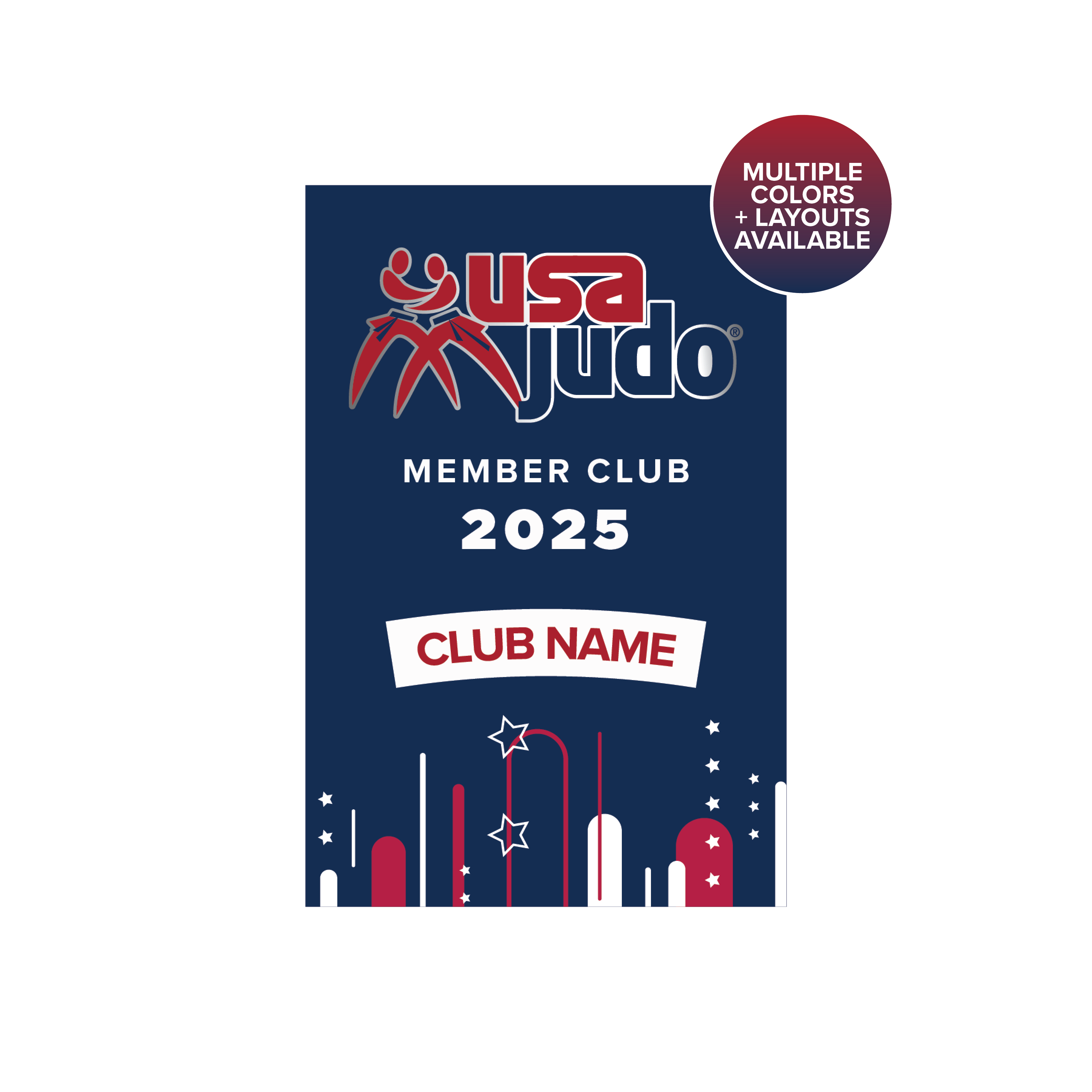 2025 USA Judo Club banner for official dojo and affiliate recognition
