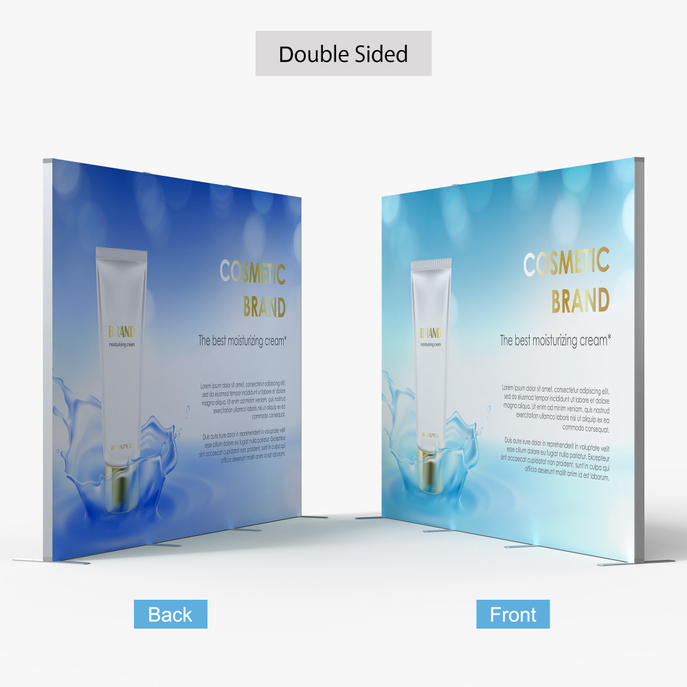 10ft SEG Fabric Display Double Sided