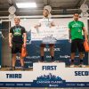 Branded podium graphics for fitness competitions and expos