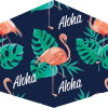 Stylish gym face masks featuring personalized sublimation designs